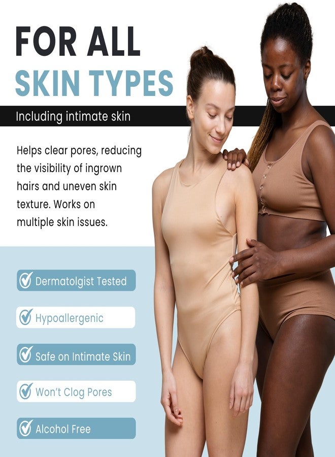klarifyScience Ingrown Hair Pads with Glycolic Acid & Salicylic Acid – 55 Alcohol-Free Wipes for Bikini Area, KP Bumps & Strawberry Legs – Vegan & Cruelty-Free Exfoliating Pads - Image 5